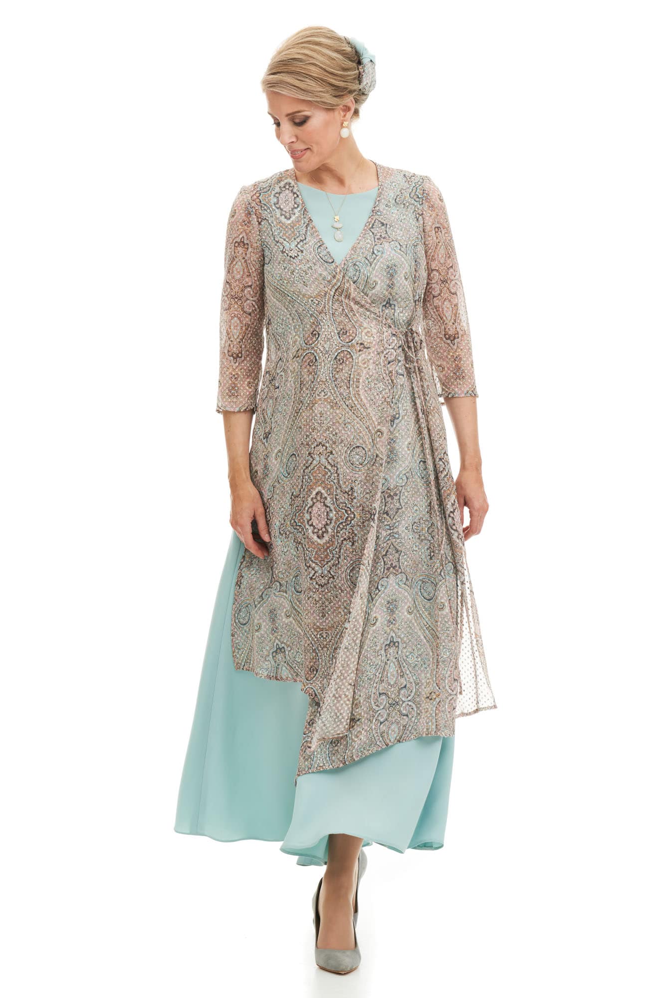 Silk Jacquard Tunic Over