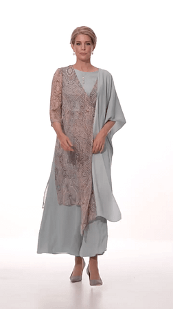 Silk Jacquard Tunic Over