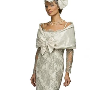 Vintage Lace Dress and Stole