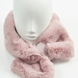Pink Faux Fur Collar