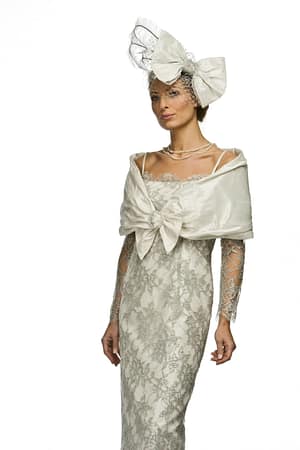 Vintage Lace Dress and Stole