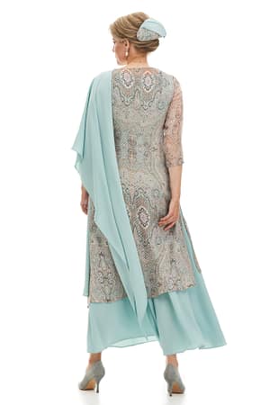 Silk Jacquard Tunic Over