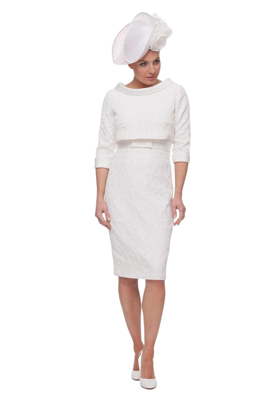 jackie o style sixties inspired petite frame short under 5ft mother of the bride or groom dress