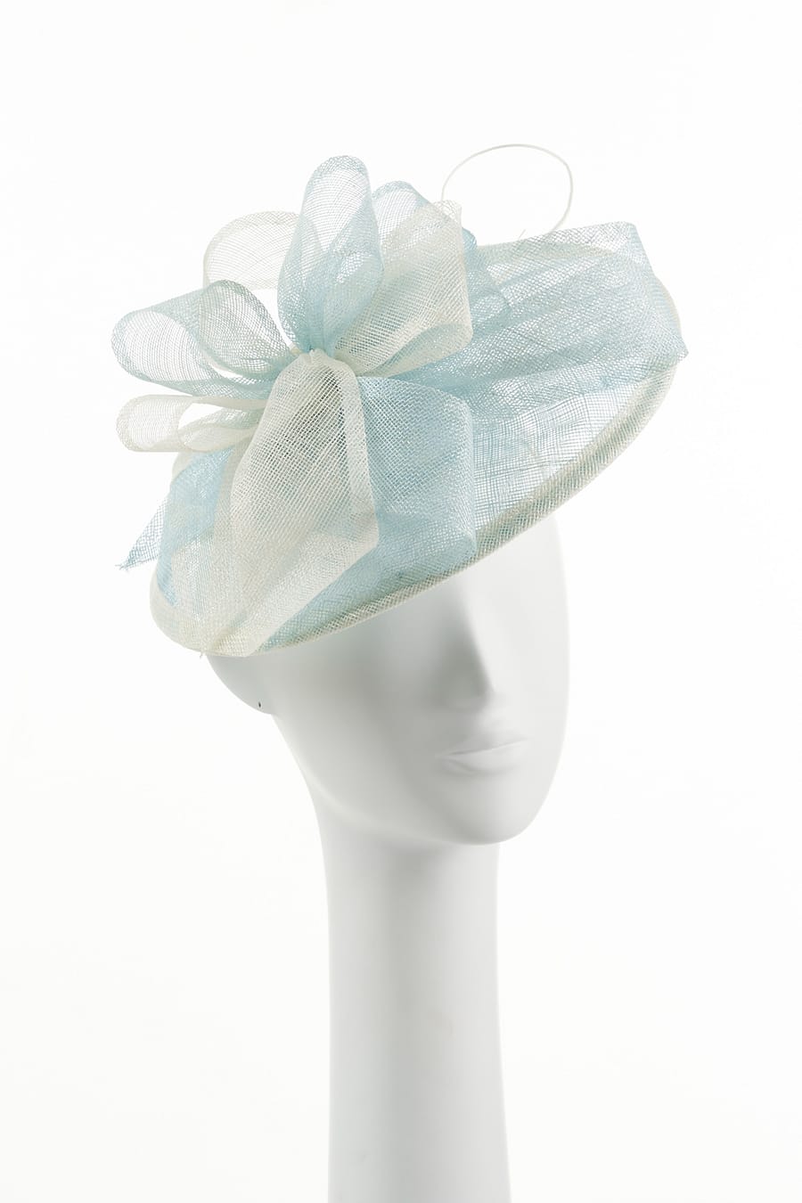 Small Twister Hat in Mint and Ivory