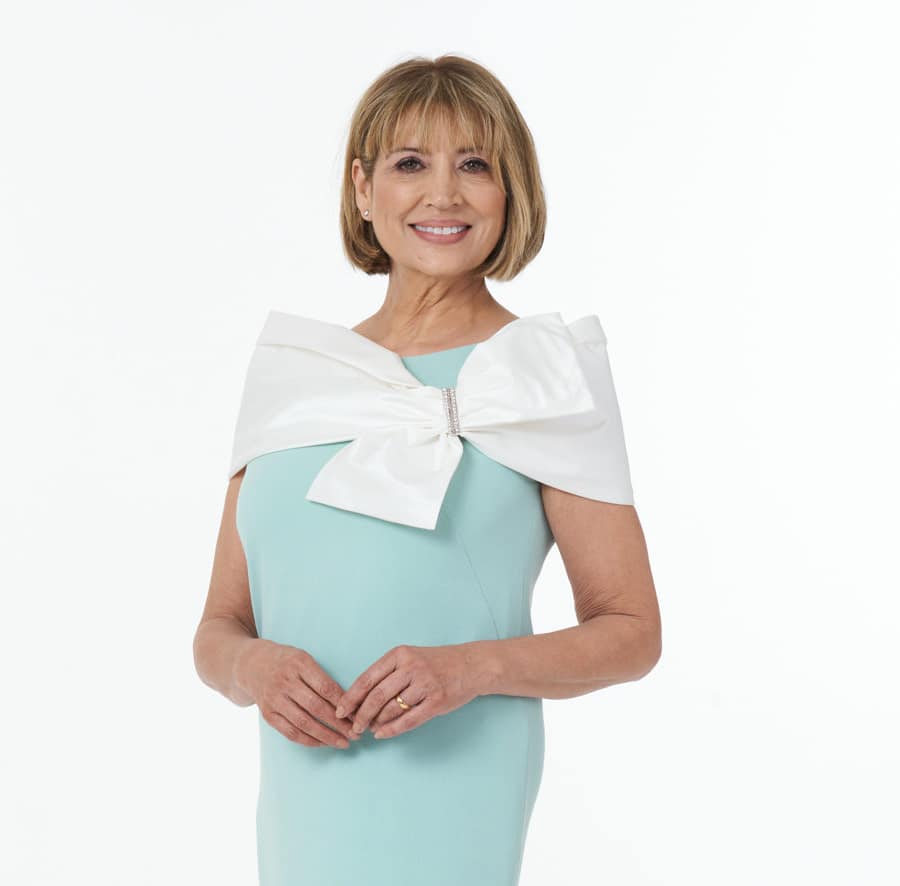 Mint straight dress with side slits and silk Dupion Wrap